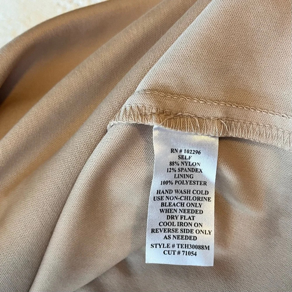 connected apparel Black Lace Mini Dress with Cream Sheath Underlayer - Picture 5 of 8